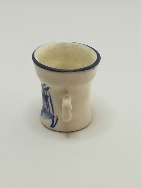 Miniature Ceramic Cup (Delft Style) (Miniature, suitable for printer's tray)