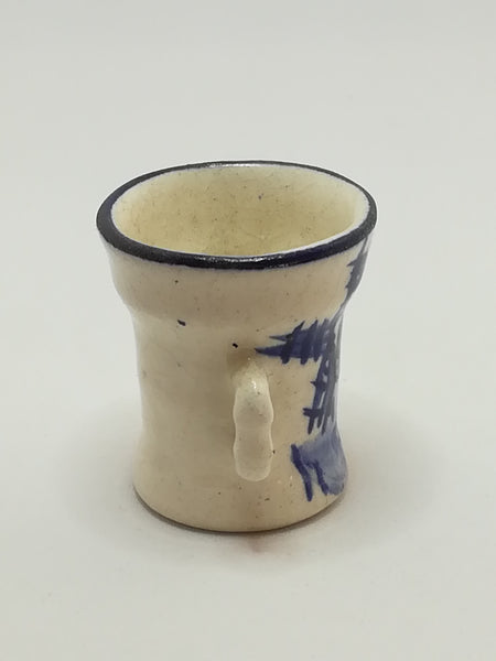 Miniature Ceramic Cup (Delft Style) (Miniature, suitable for printer's tray)