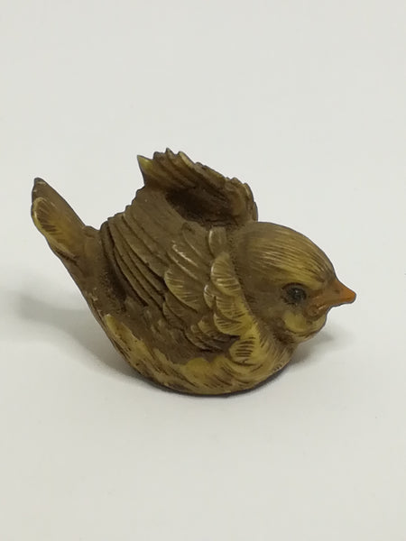 Miniature Ceramic Brown Bird (Miniature, suitable for printer's tray)
