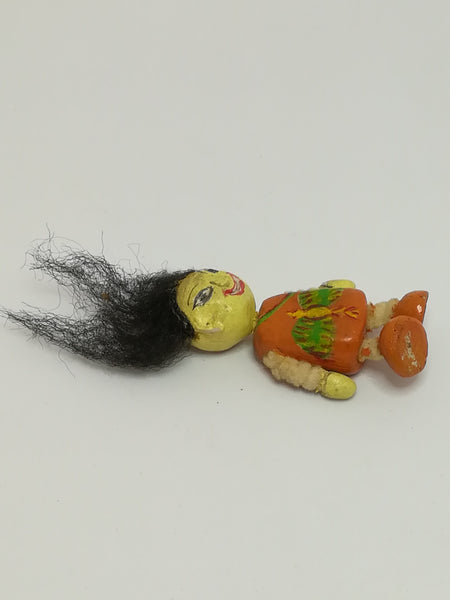 Miniature Wooden Doll (Has Two Faces, Front & Back) (Miniature, suitable for printer's tray)