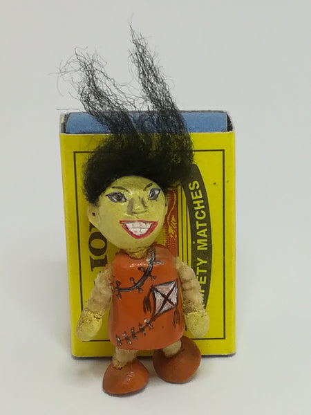 Miniature Wooden Doll (Has Two Faces, Front & Back) (Miniature, suitable for printer's tray)