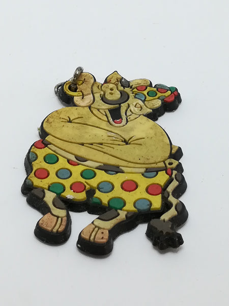 Miniature Magnetic & Key Holder Cow Dressed in Polka Dots (Miniature, suitable for printer's tray)