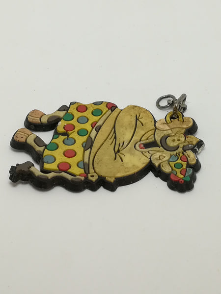 Miniature Magnetic & Key Holder Cow Dressed in Polka Dots (Miniature, suitable for printer's tray)