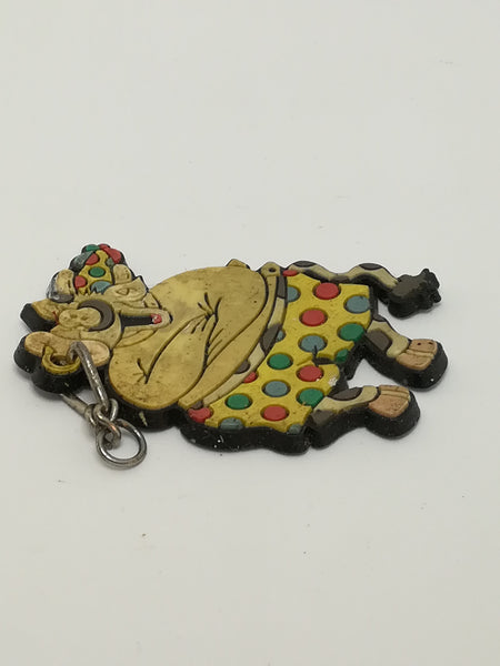 Miniature Magnetic & Key Holder Cow Dressed in Polka Dots (Miniature, suitable for printer's tray)