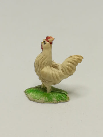 Miniature White & Green Hen (Miniature, suitable for printer's tray)