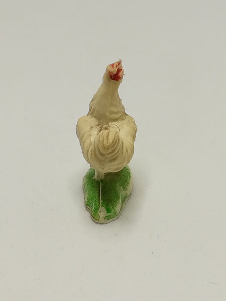 Miniature White & Green Hen (Miniature, suitable for printer's tray)