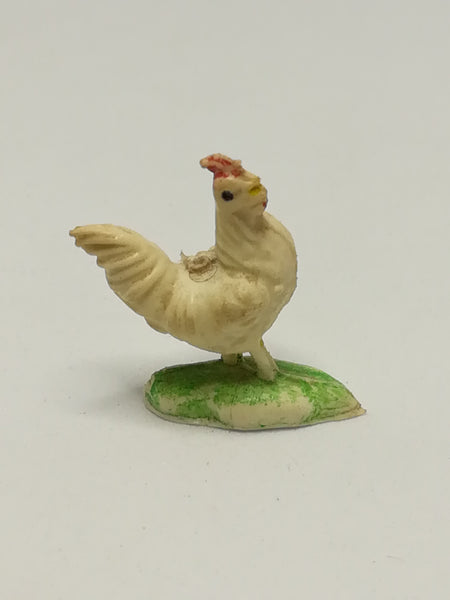 Miniature White & Green Hen (Miniature, suitable for printer's tray)