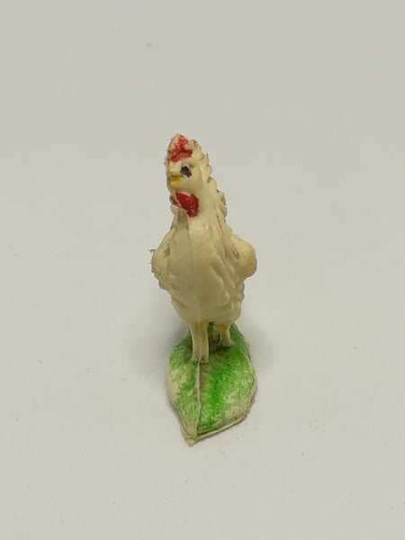 Miniature White & Green Hen (Miniature, suitable for printer's tray)