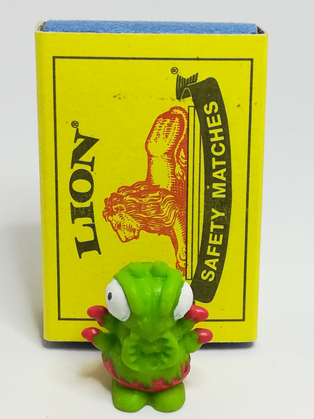 Miniature Green & Red Bug Big White Eyes Pencil Popper (Miniature, suitable for printer's tray)