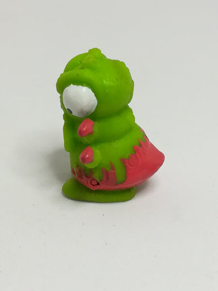 Miniature Green & Red Bug Big White Eyes Pencil Popper (Miniature, suitable for printer's tray)