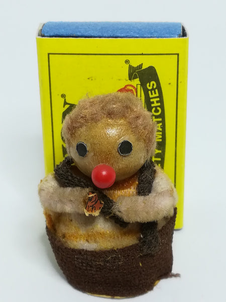 Miniature Wooden Doll Dressed in Brown (Mother Goose) (Miniature, suitable for printer's tray)