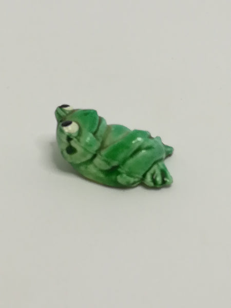 Miniature Green Frog Lying Down (Miniature, suitable for printer's tray)