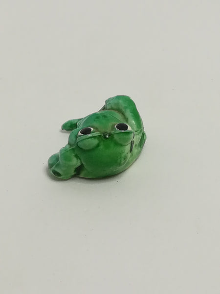Miniature Green Frog Lying Down (Miniature, suitable for printer's tray)