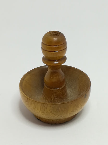 Miniature Wooden Brown Ring Holder (Miniature, suitable for printer's tray)