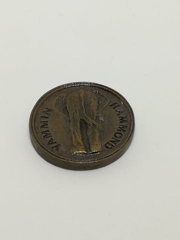 Miniature Bronze Coin Elephant Engraving (Miniature, suitable for printer's tray)