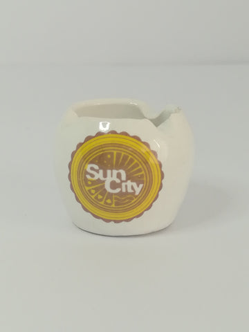 Miniature Sugar Bowl Ceramic Sun City (Miniature, suitable for printer's tray)