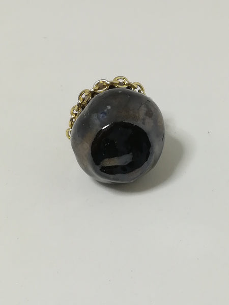 Miniature Metal Pot with Chain (Miniature, suitable for printer's tray)