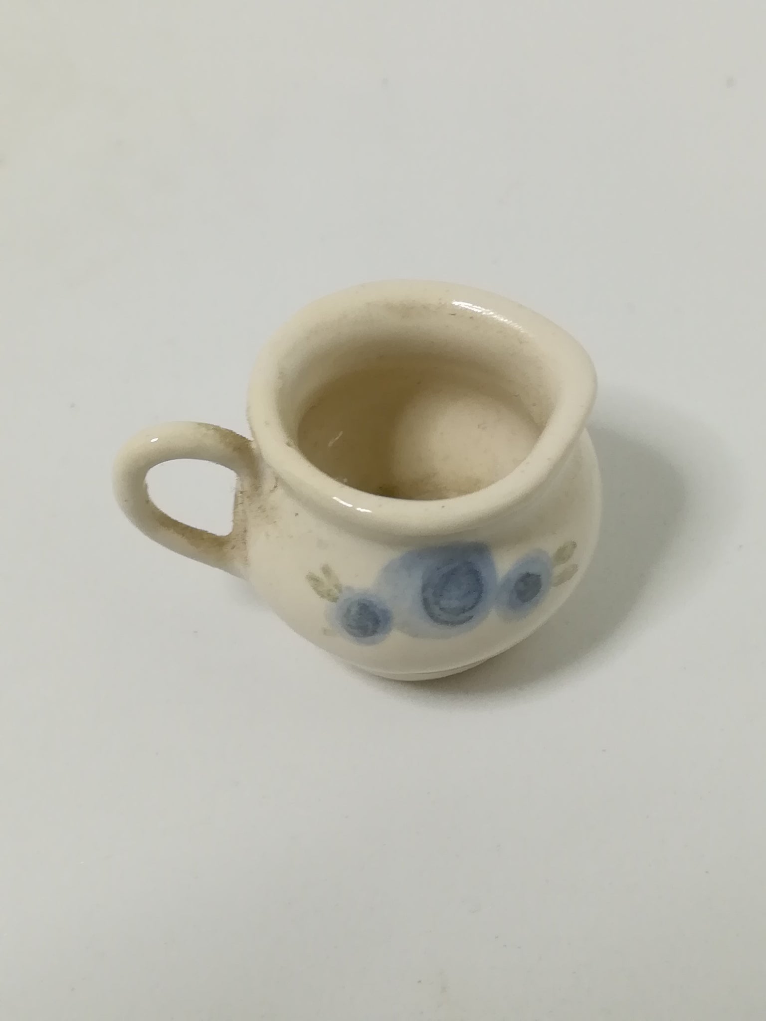 Miniature Milk Jug White Ceramic (Miniature, suitable for printer's tray)