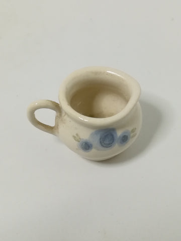 Miniature Milk Jug White Ceramic (Miniature, suitable for printer's tray)