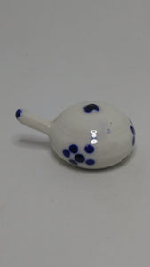 Miniature Ceramic Blue & White Delft Style Tea Pot (Elesva Holland) (Miniature, suitable for printer's tray)