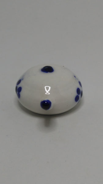 Miniature Ceramic Blue & White Delft Style Tea Pot (Elesva Holland) (Miniature, suitable for printer's tray)