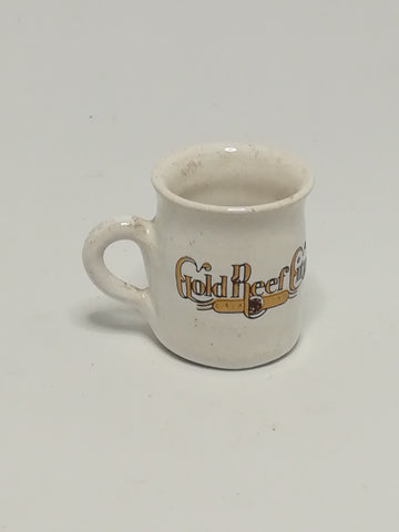 Miniature Souvenir Gold Reef City Beer Mug (Miniature, suitable for printer's tray)