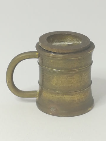 Miniature Beer Mug/Tankard Brass (Miniature, suitable for printer's tray)
