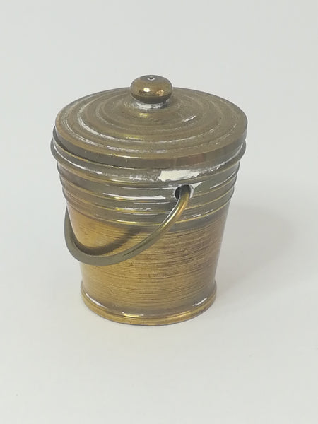 Miniature Bucket with Lid Brass (Miniature, suitable for printer's tray)