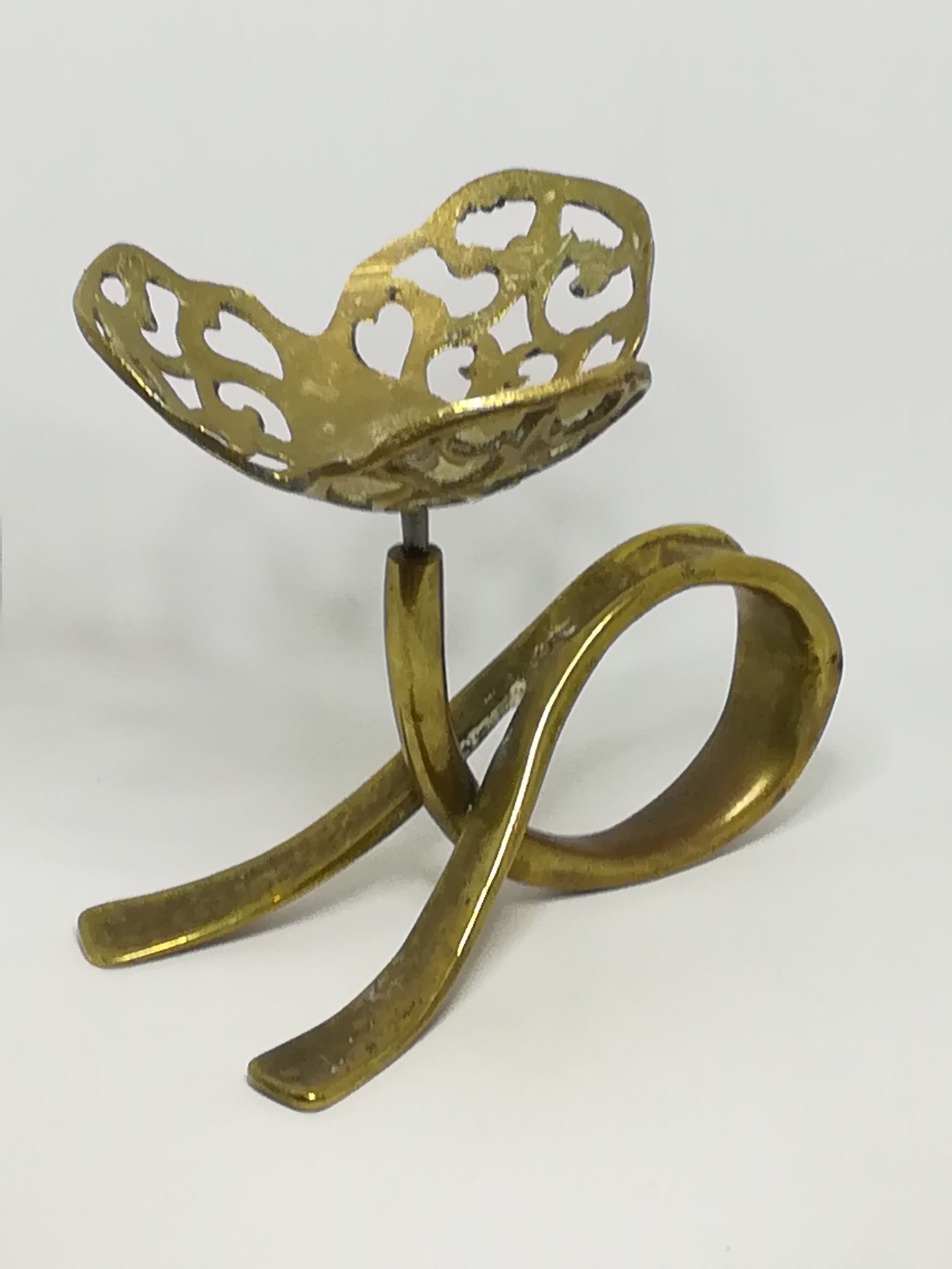 Small Brass Candle Holder