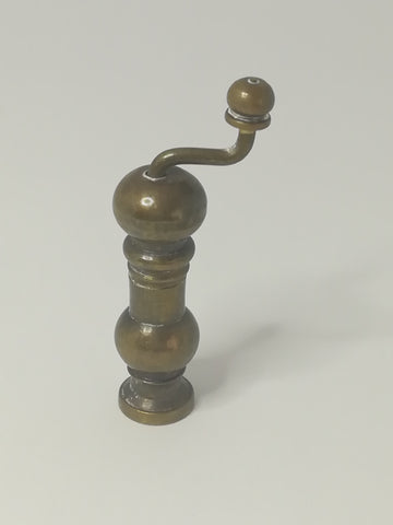 Miniature Salt/Pepper Grinder Brass (Miniature, suitable for printer's tray)