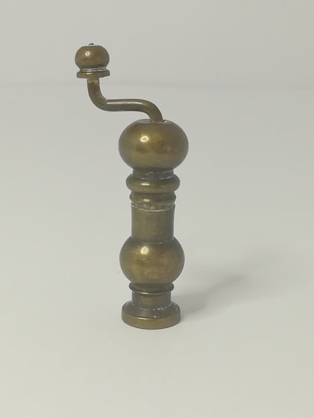 Miniature Salt/Pepper Grinder Brass (Miniature, suitable for printer's tray)