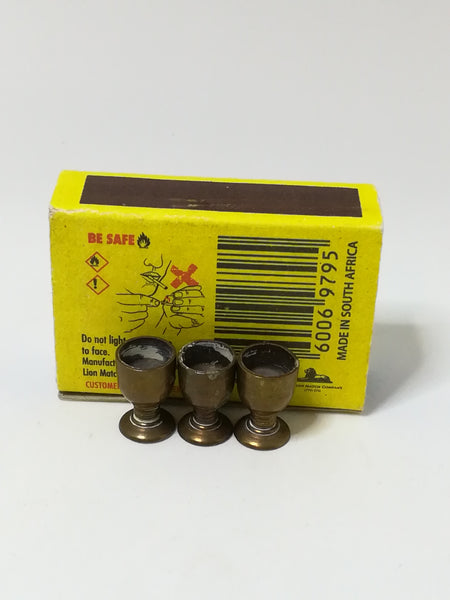 Miniature Brass Wine Cups (Miniature, suitable for printer's tray)