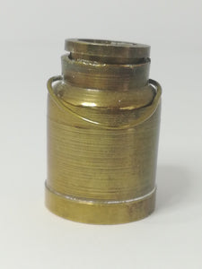 Miniature Milk Cannister Brass (Miniature, suitable for printer's tray)