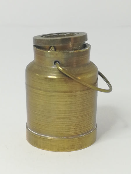 Miniature Milk Cannister Brass (Miniature, suitable for printer's tray)