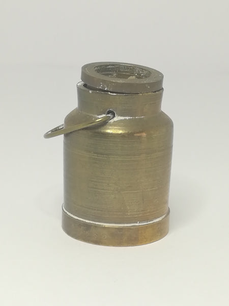 Miniature Milk Cannister Brass (Miniature, suitable for printer's tray)