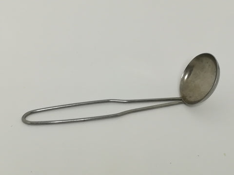 Metal 'Silver' Spoon with Flat Bottom