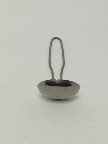 Metal 'Silver' Spoon with Flat Bottom