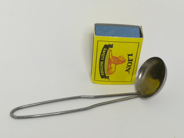 Metal 'Silver' Spoon with Flat Bottom