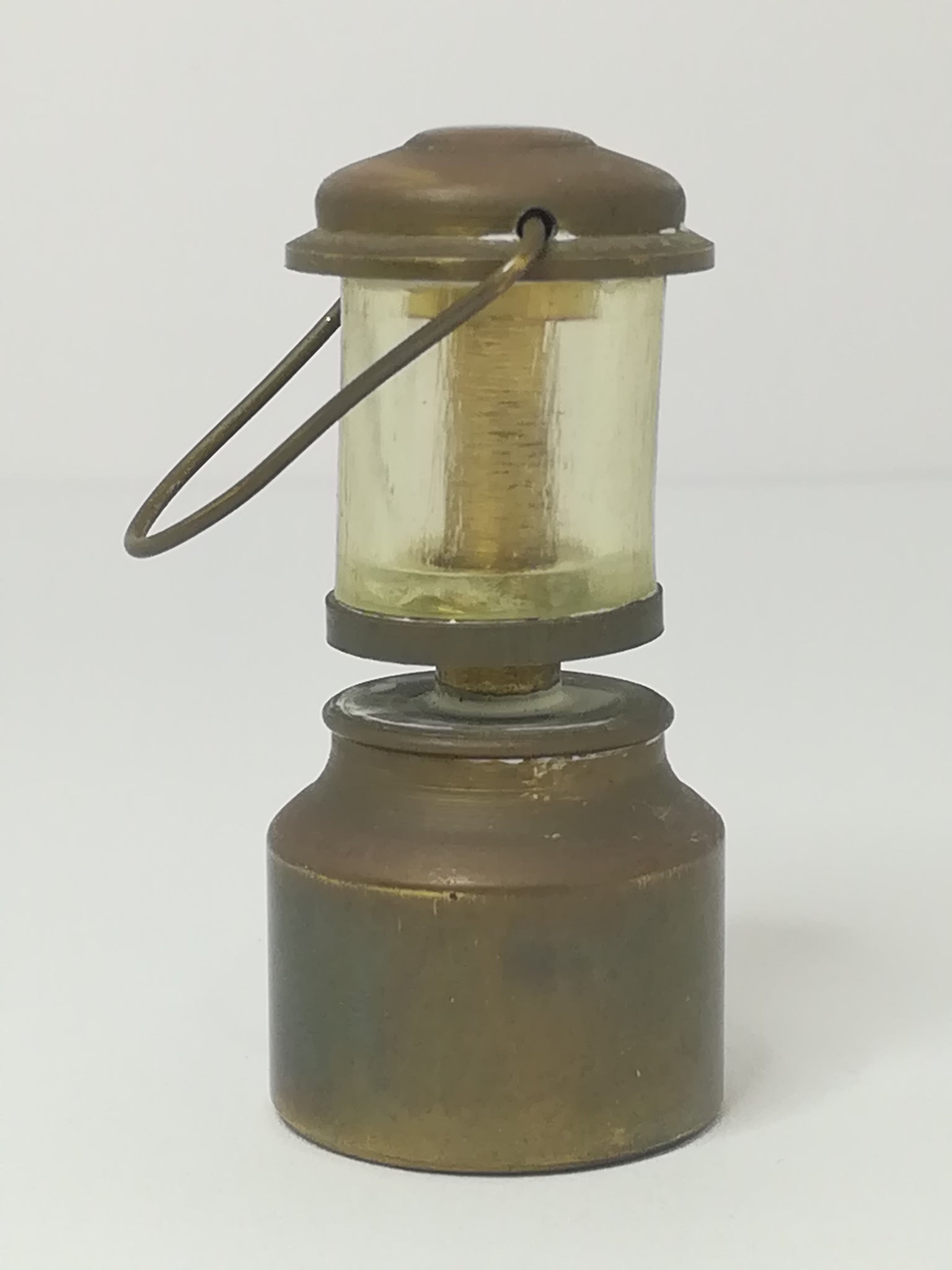 Miniature Block with Glass Case Brass (Miniature, suitable for printer's tray)