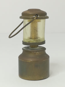 Miniature Block with Glass Case Brass (Miniature, suitable for printer's tray)