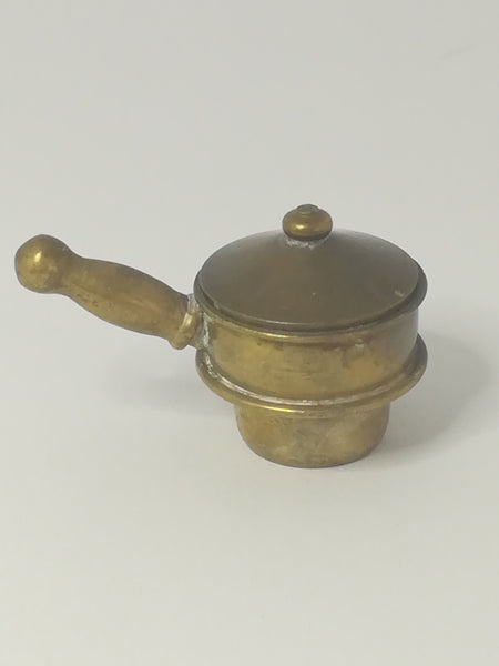 Miniature Pot with Lid Brass (Miniature, suitable for printer's tray)
