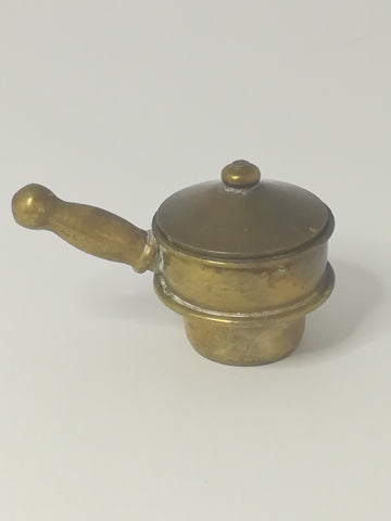 Miniature Pot with Lid Brass (Miniature, suitable for printer's tray)