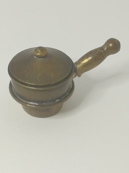 Miniature Pot with Lid Brass (Miniature, suitable for printer's tray)