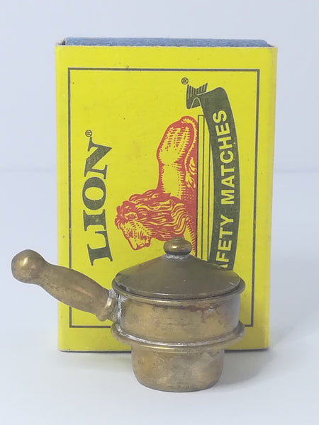 Miniature Pot with Lid Brass (Miniature, suitable for printer's tray)