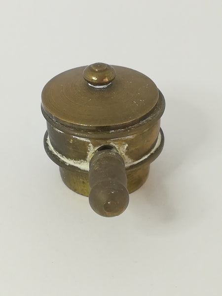 Miniature Pot with Lid Brass (Miniature, suitable for printer's tray)