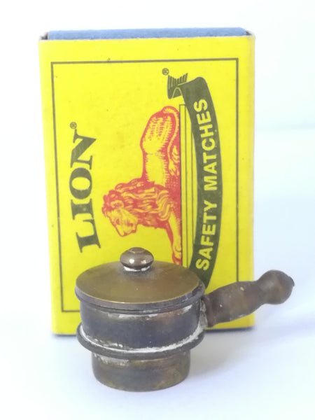 Miniature Pot with Lid Brass (Miniature, suitable for printer's tray)