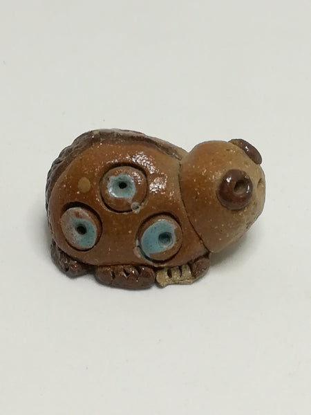 Miniature Ceramic Brown Tortoise (Miniature, suitable for printer's tray)