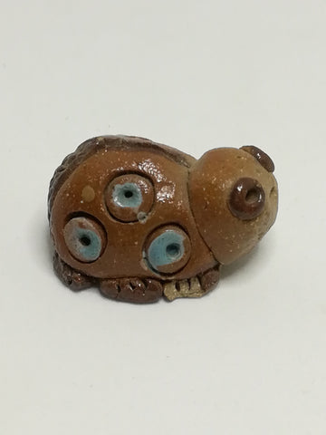 Miniature Ceramic Brown Tortoise (Miniature, suitable for printer's tray)