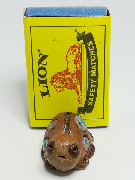 Miniature Ceramic Brown Tortoise (Miniature, suitable for printer's tray)