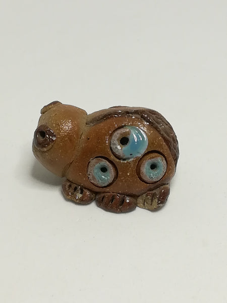 Miniature Ceramic Brown Tortoise (Miniature, suitable for printer's tray)